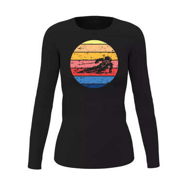 Vintage Skier Women Long Sleeve Shirt